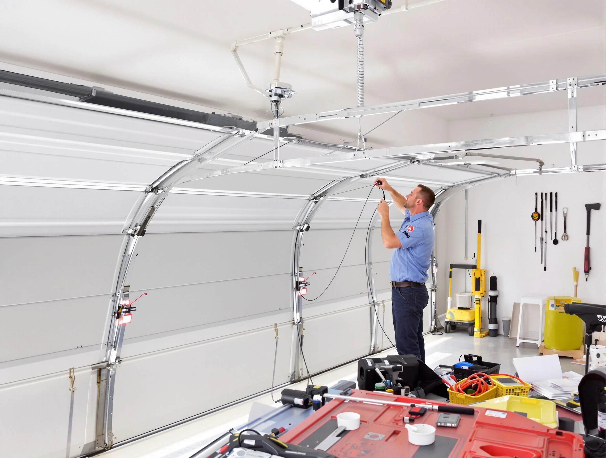 Professional garage door repair service by USA Garage Door Experts in Waterbury
