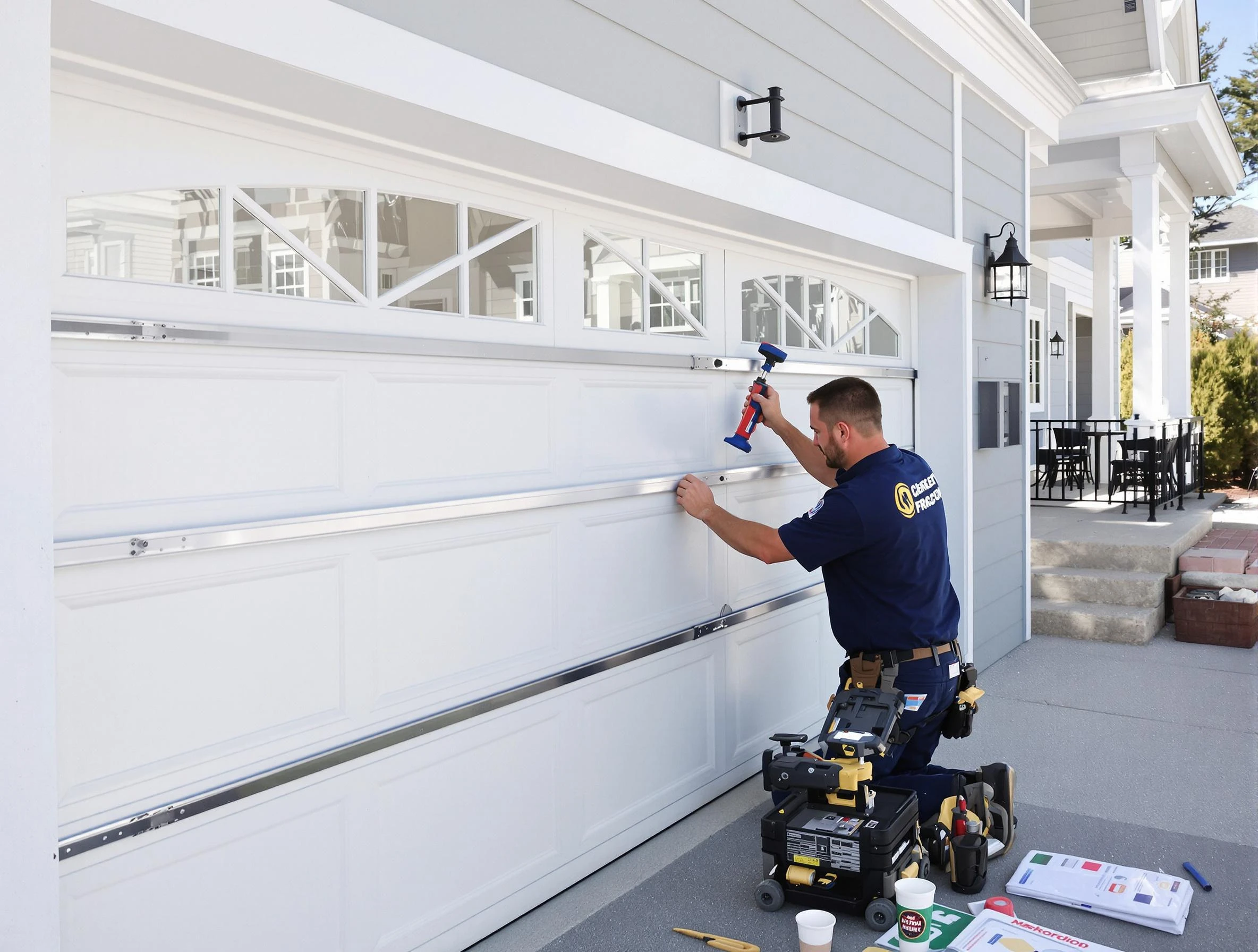 Professional garage door installation by USA Garage Door Experts in New Haven