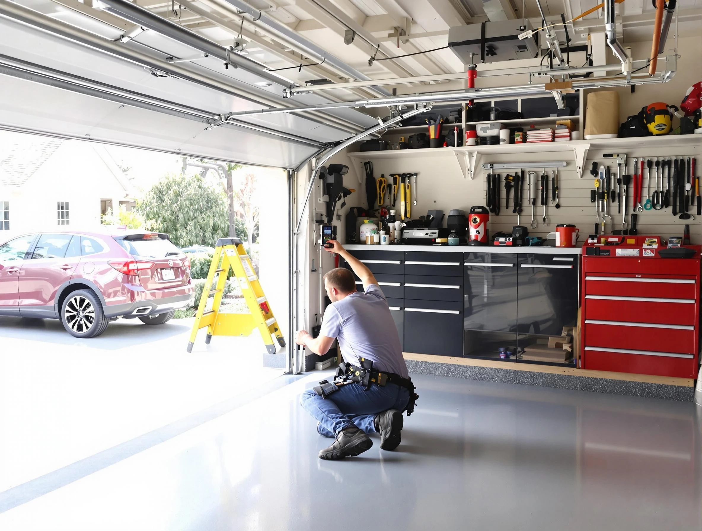 Local garage door repair service by USA Garage Door Experts in New Haven