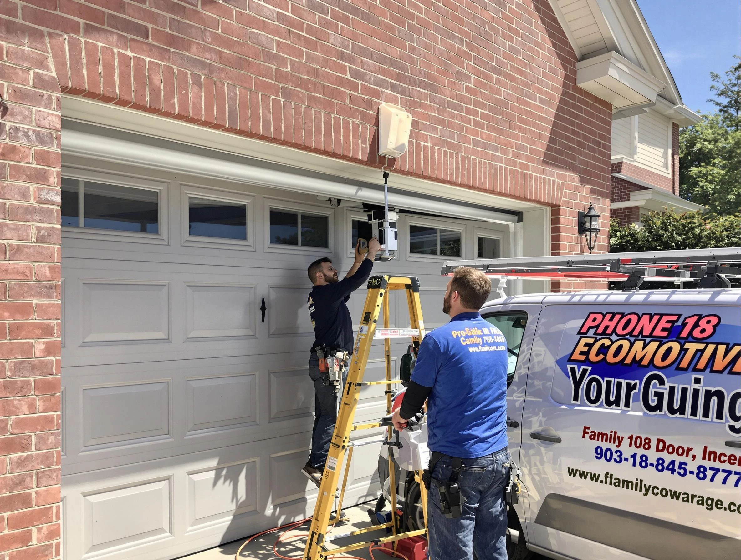 USA Garage Door Experts local technician providing expert garage door repair in New Haven neighborhood